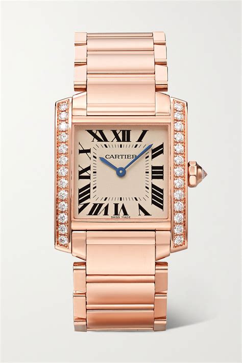 cartier tank francaise donna rosa|cartier tank watches.